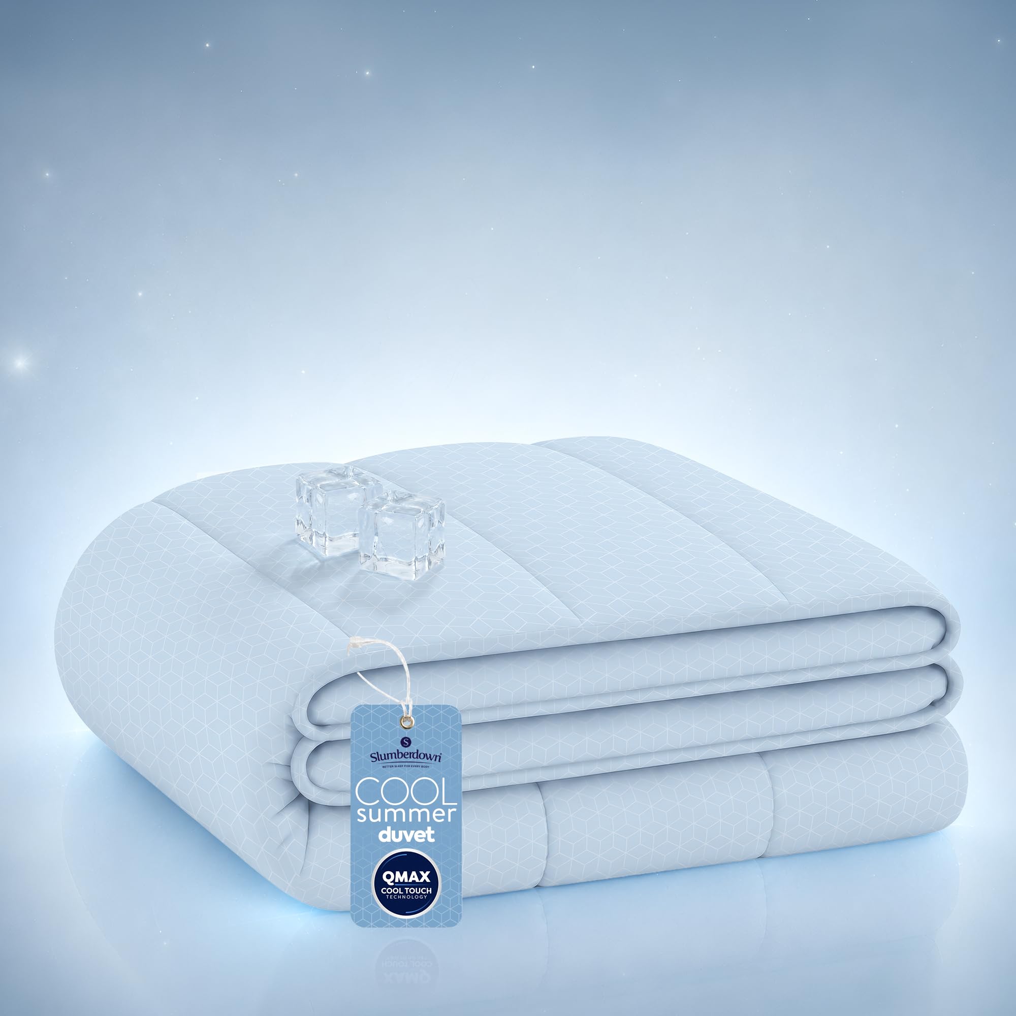 Slumberdown  Blue Cool Summer Pcm Duvet in Size King, Sports Direct