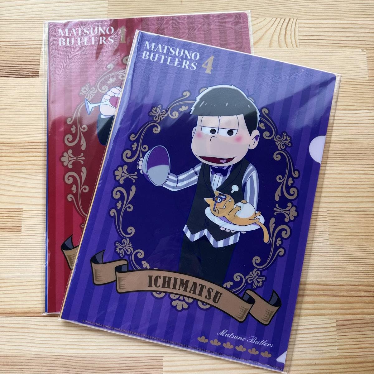 Amazon.co.jp: おそ松さん 執事松 クリアファイル おそ松/一松 2