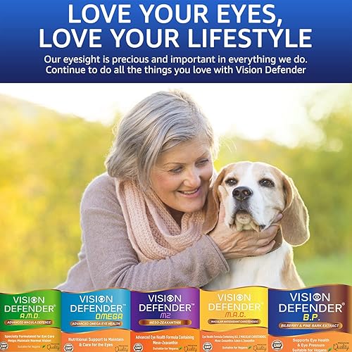 Miniatura 6 de Vision Defender A.M.D. Plus & BP Eye Care Bundle  Suplementos avanzados para los ojos con AREDS2 (luteína, zeaxantina, vitamina C y E, cobre, zinc),