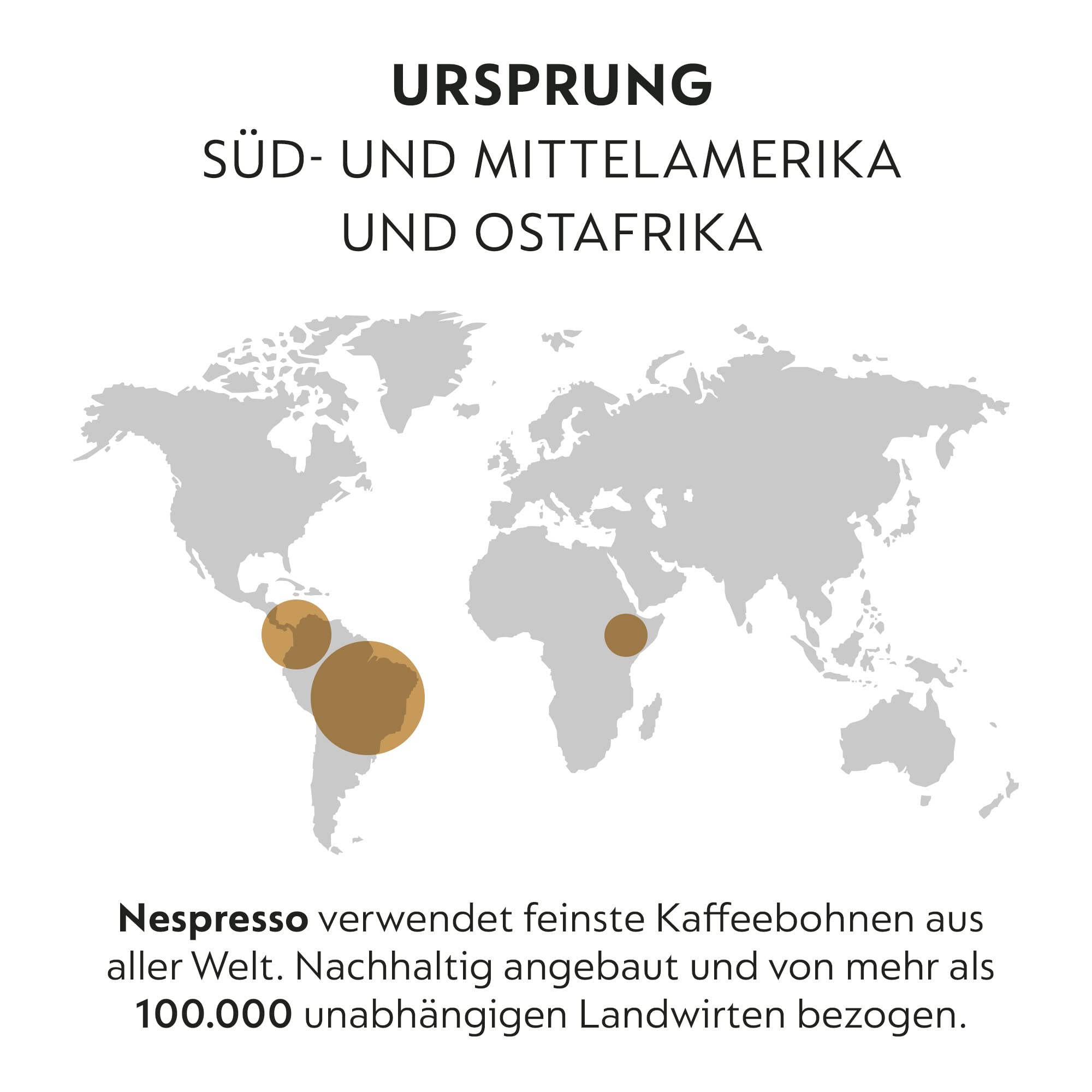 Nespresso Original Decaffeinato Collection, średnie i ciemne palenie, 50 sztuk