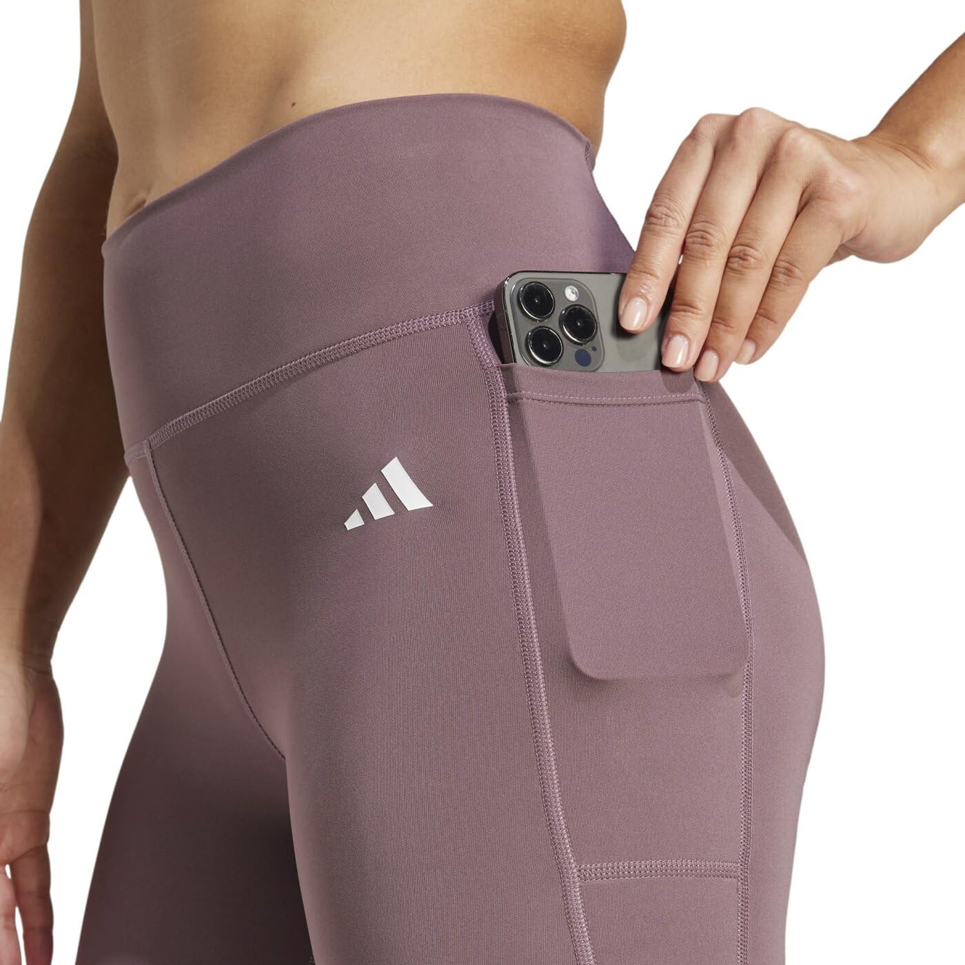 adidas Mallas Optime Essentials Stash Pocket Full-Length para mujer