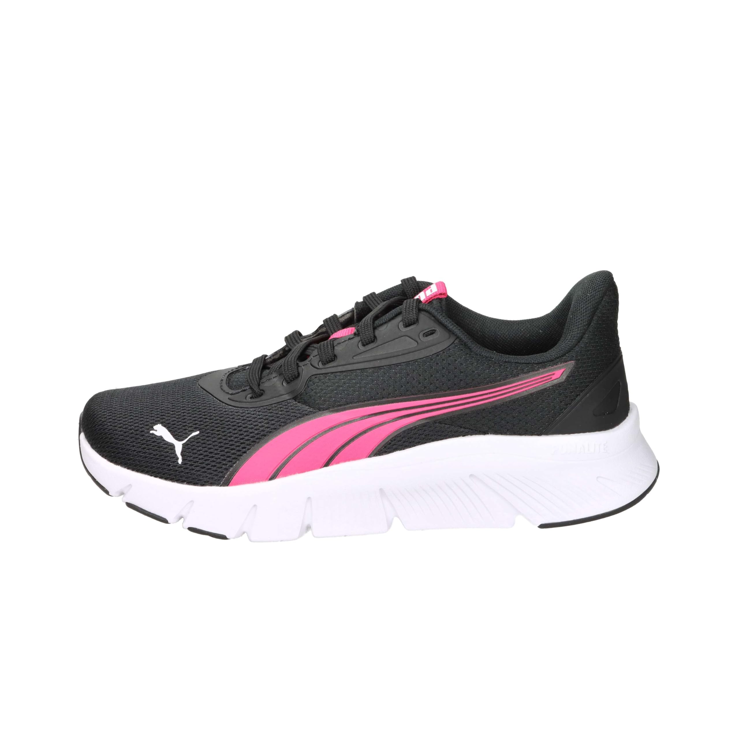 PUMA FLEXFOCUS LITE Modern JR Sneaker, Black Pink White, 5 UK