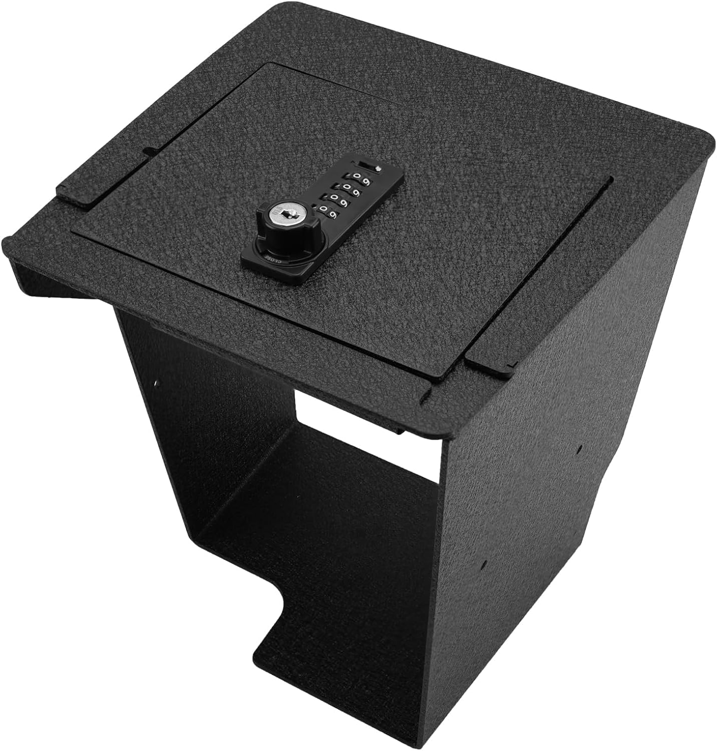 Center Console Gun Safe Vault - Console Armrest Lockbox Compatible with Nissan Frontier 2022-2026, Anti-Theft Security Console Box with 4-Digit Lock