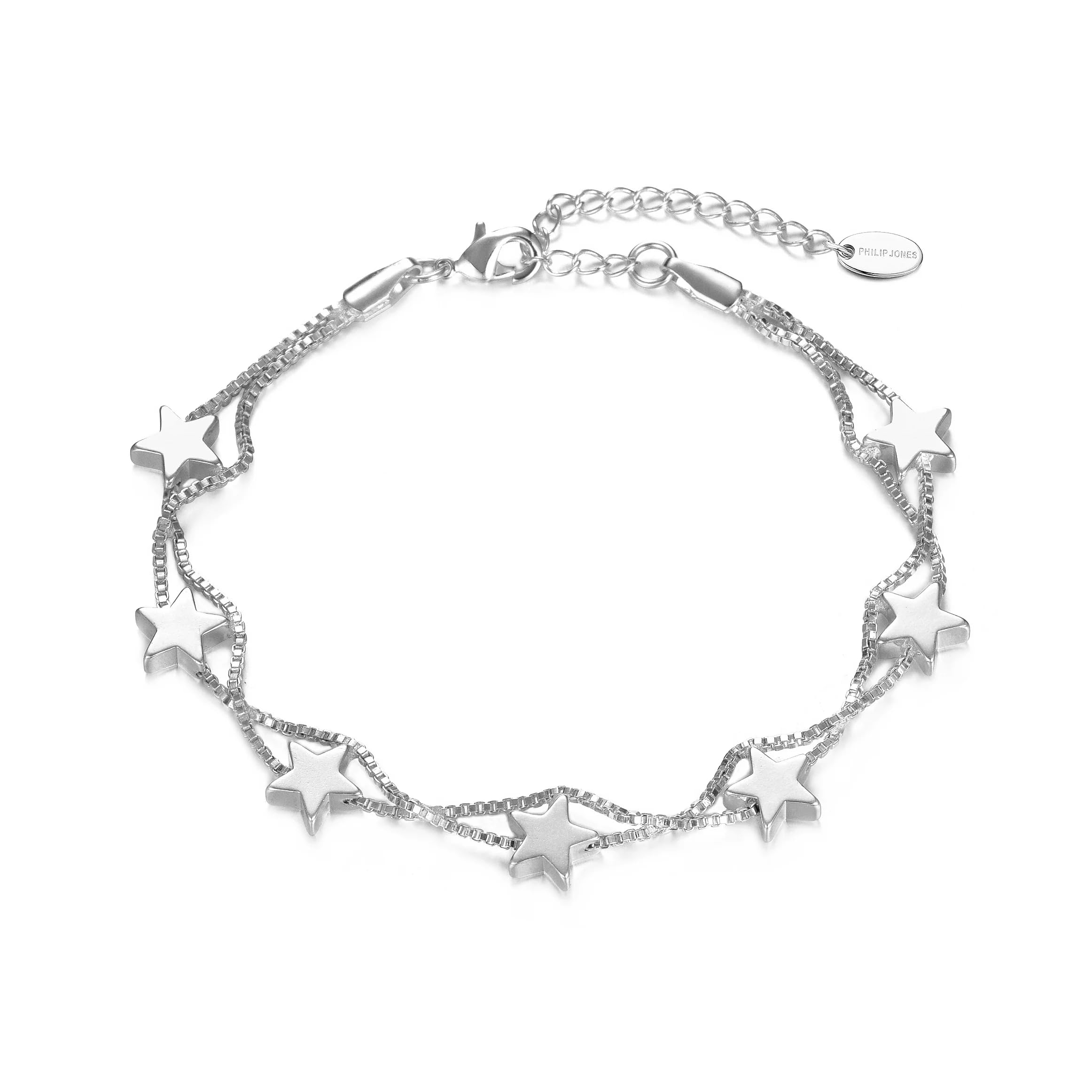 Silver Plated Star Bracelet