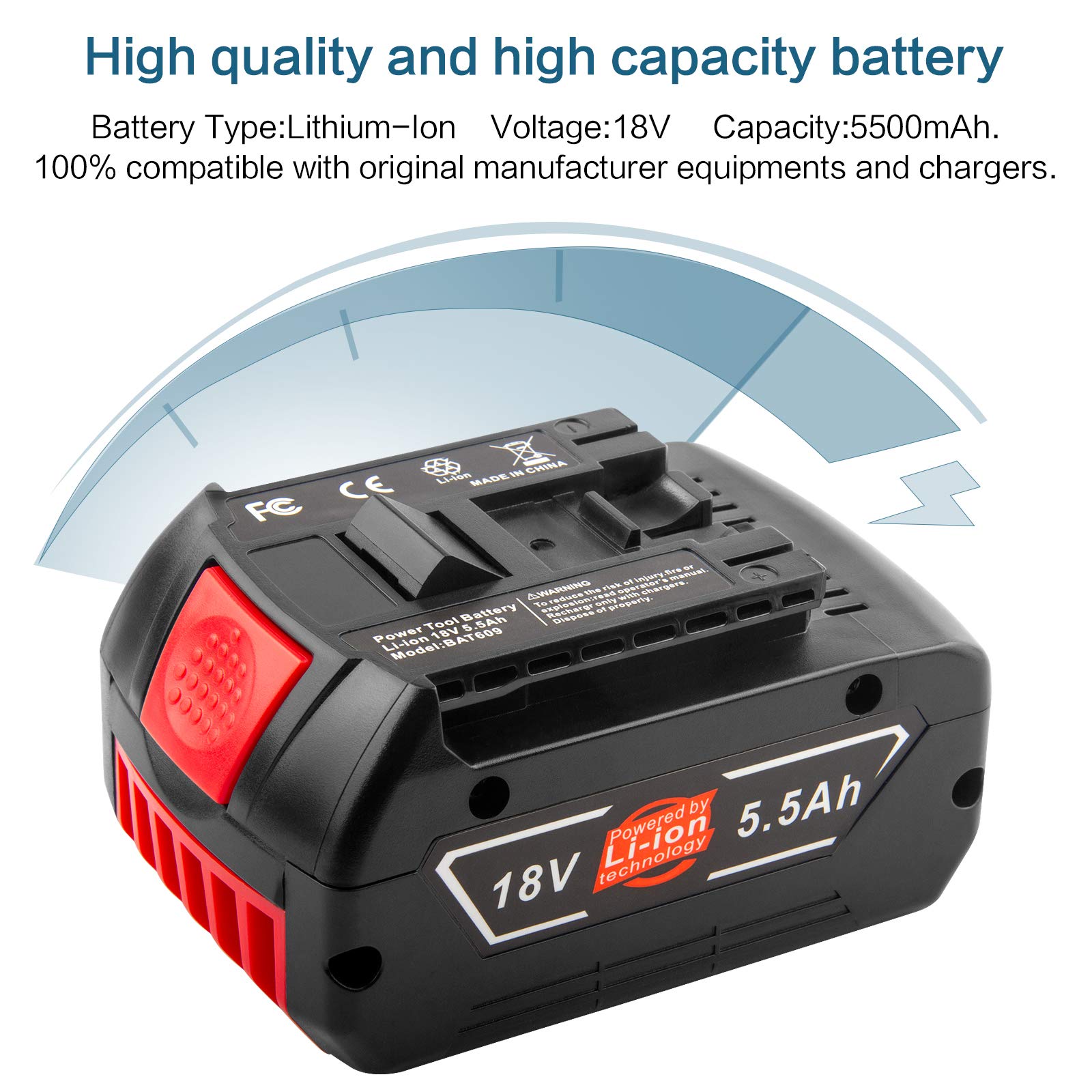 Bosch 18V BAT609 BAT609G BAT610G 