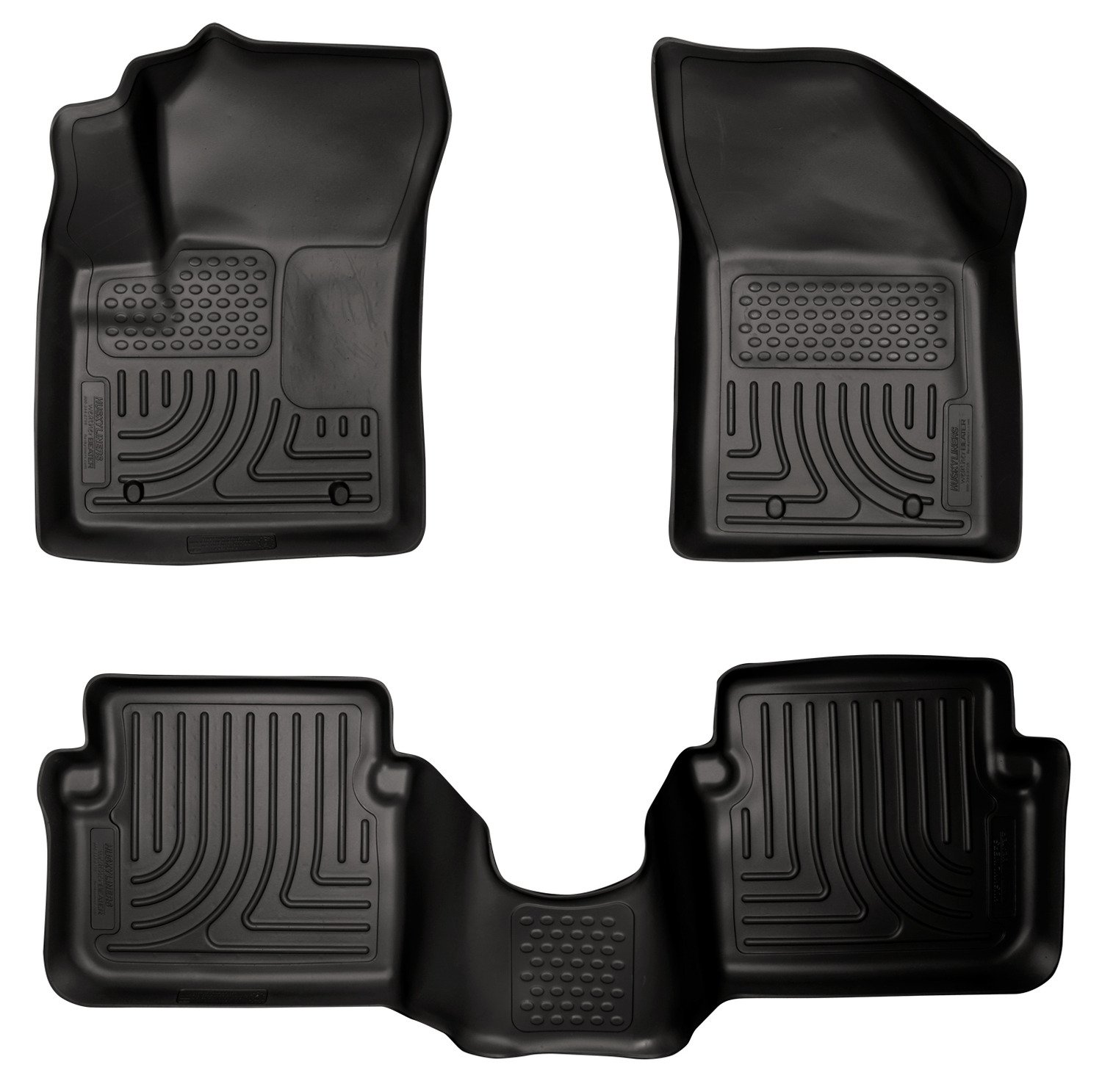 Husky Liners Weatherbeater Floor Mats Fits 2011 - 2014 Chrysler 200 4-Door Dodge Avenger Front 2nd Row 4-pc