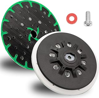 202458 ETS 150 Soft 6 Inch 150mm 17/48-Hole Sanding Pad Disc Replacement Compatible with Festool ETS 150/3 EQ, ETS 150/5 EQ, ETS EC 150/3 EQ, ETS EC 150/5 EQ