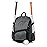 Tonesport Youth Baseball Bag - Backpack for Baseball, Softball, Tball - Bat Bag for Youth - Iron Grey
