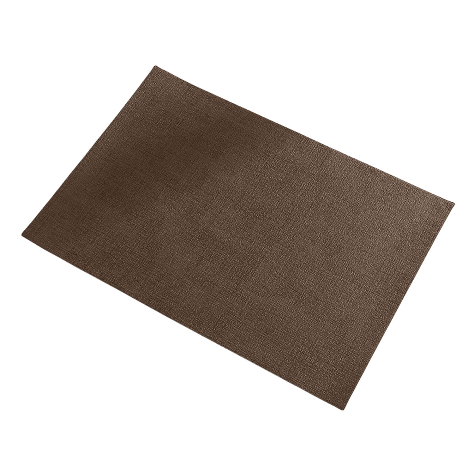 Reversible Leather Placemats and Coasters Water Resistant and Nonslip Dining Table Mats Washable Placemats Faux Leather Place Mats