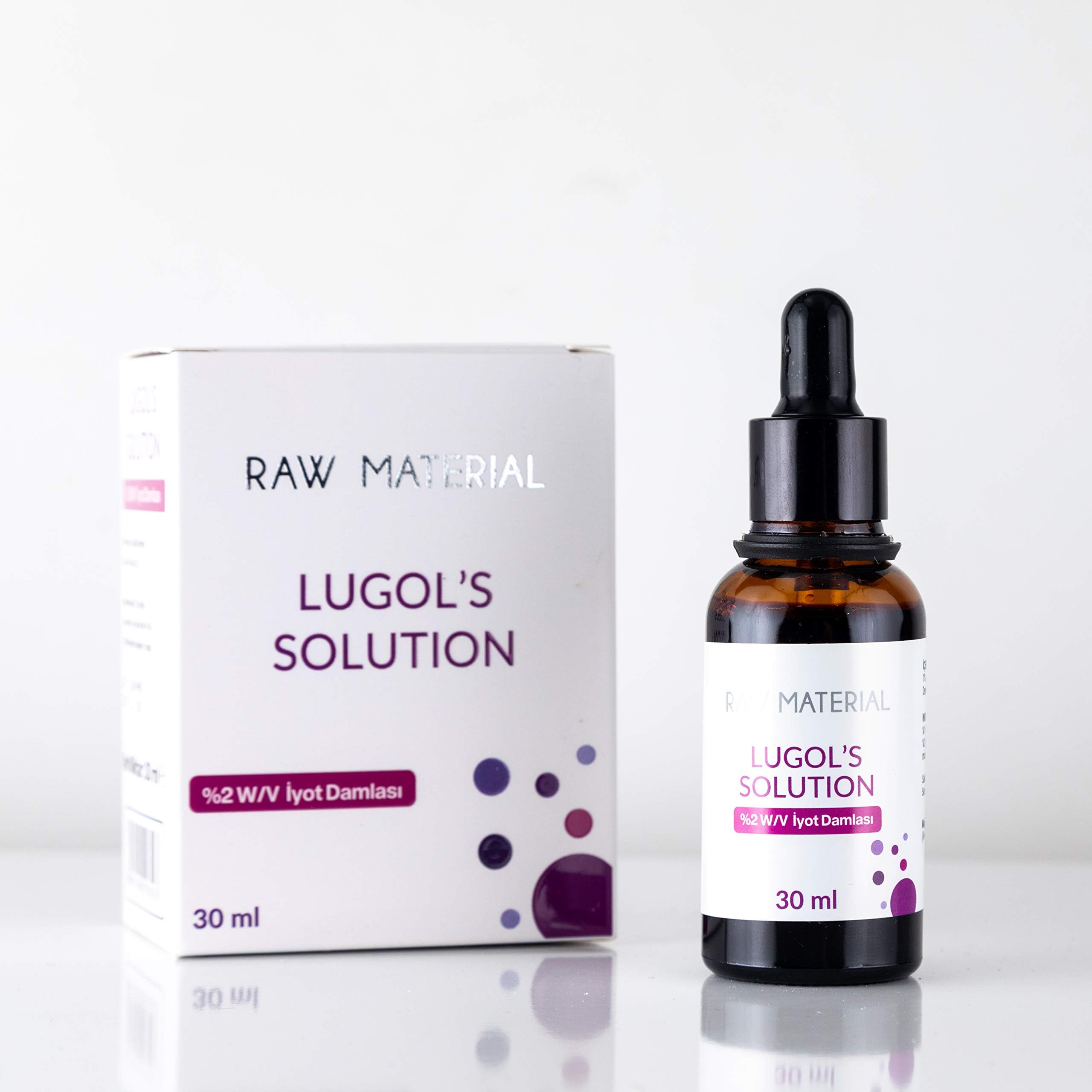 Shifaah Raw Material Lugol's Solution Iodine 2% Drip 30ml