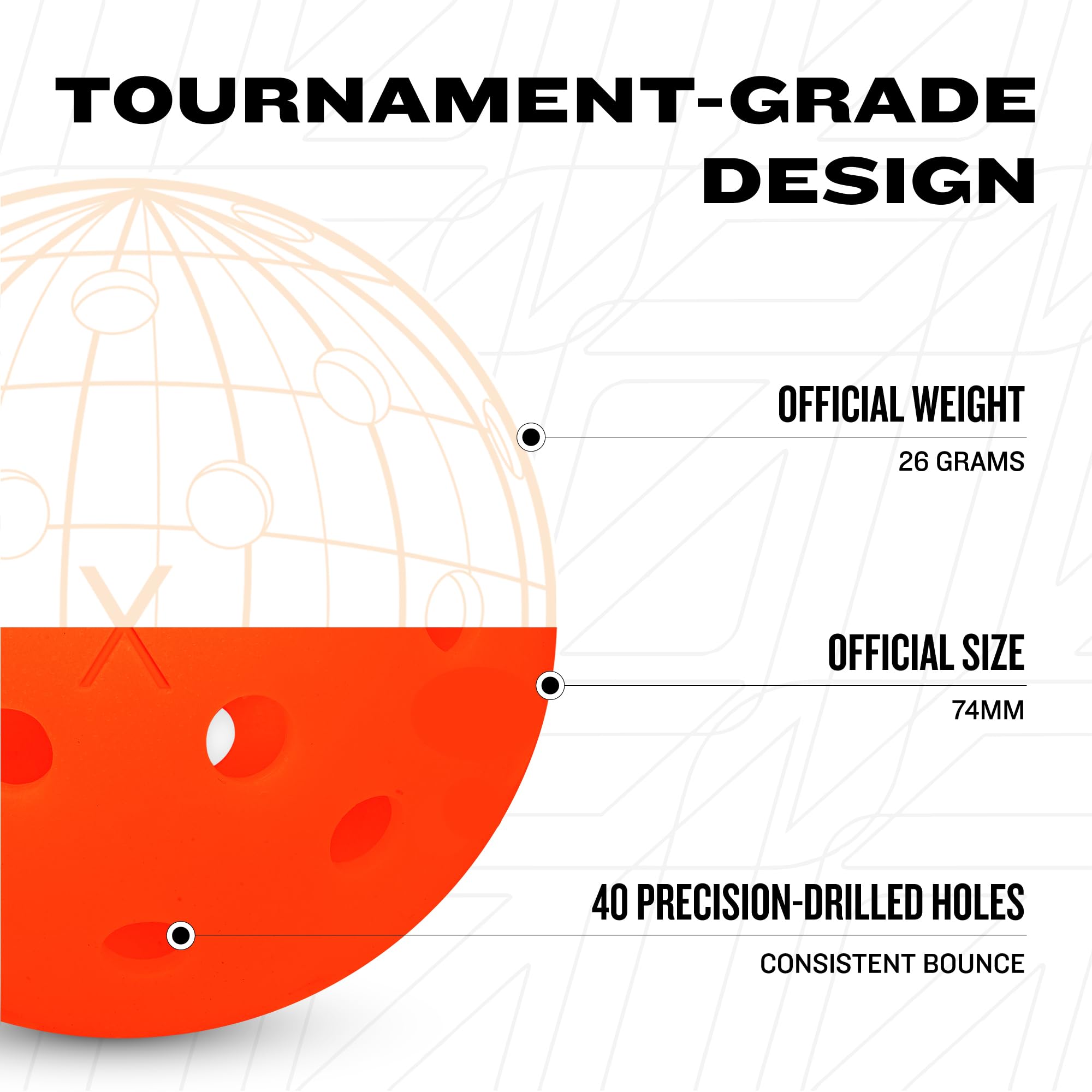 Amazon.com : Franklin Sports X-40 Pickleballs - Official Ball of