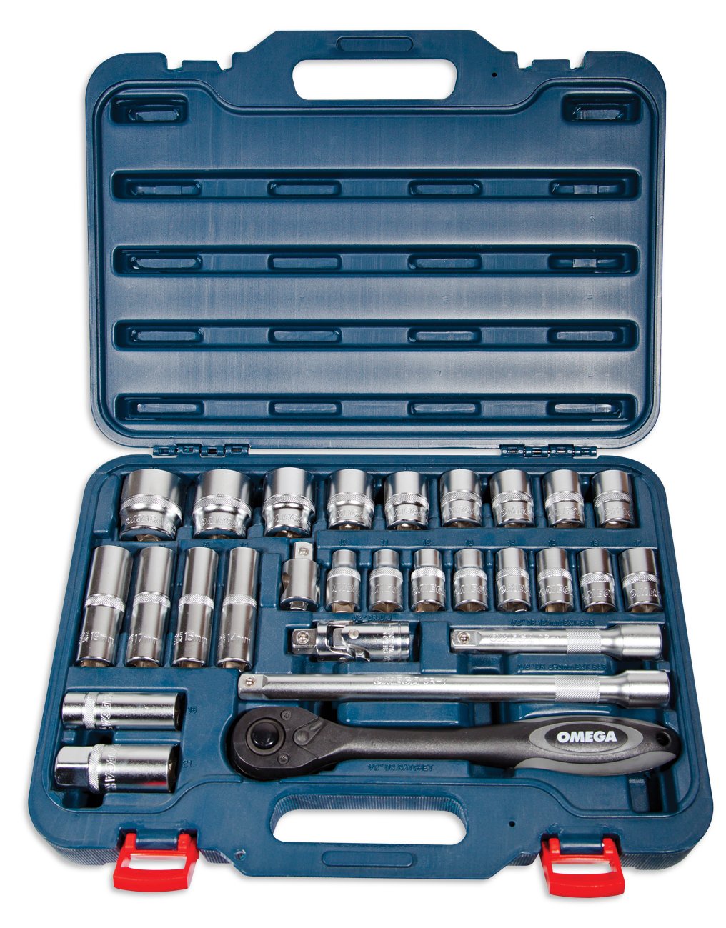 OmegaMechanix M1228 Socket Set, 1/2-inch Drive