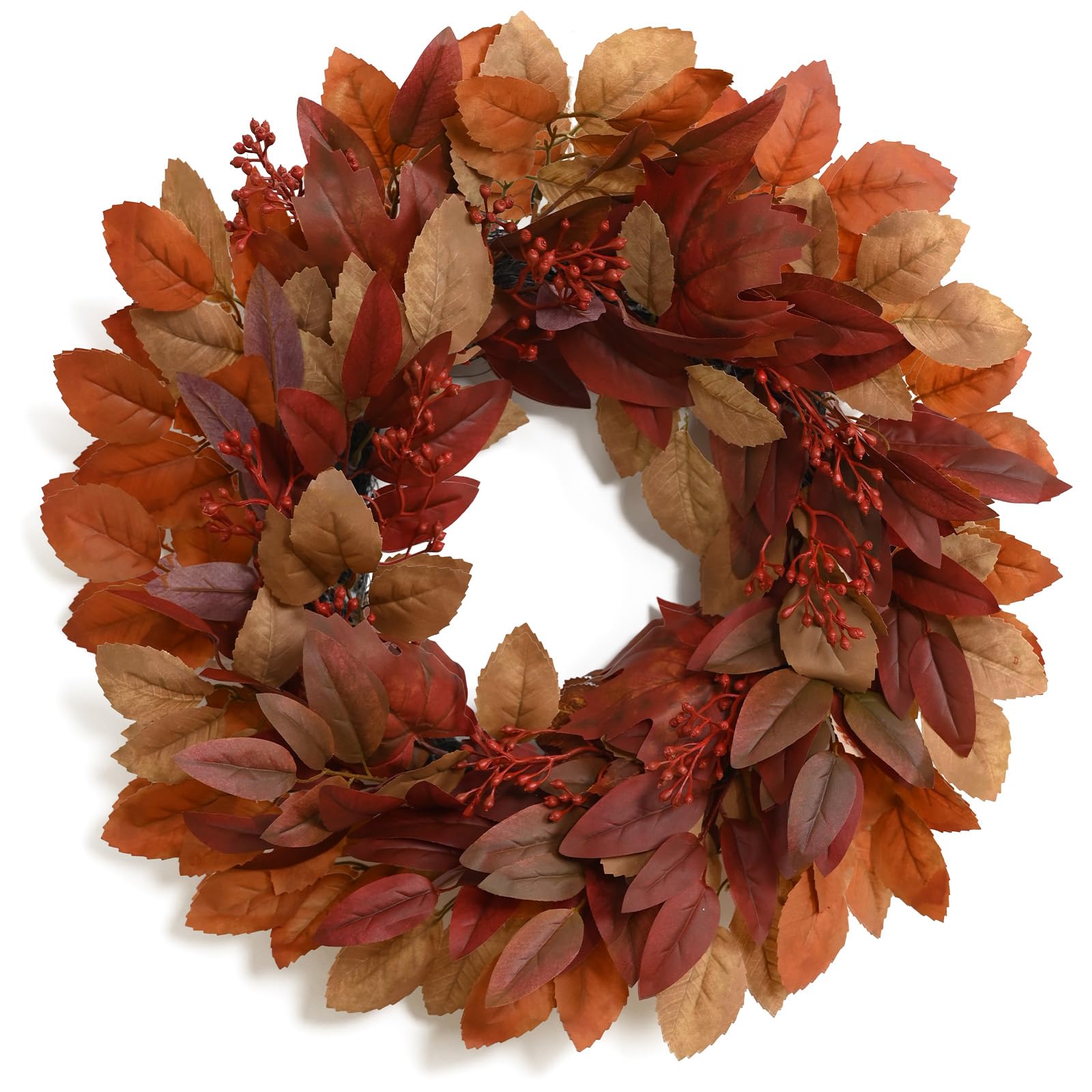 DN DECONATION Fall Wreath for Home Front Door Decor, Decorations for Wall