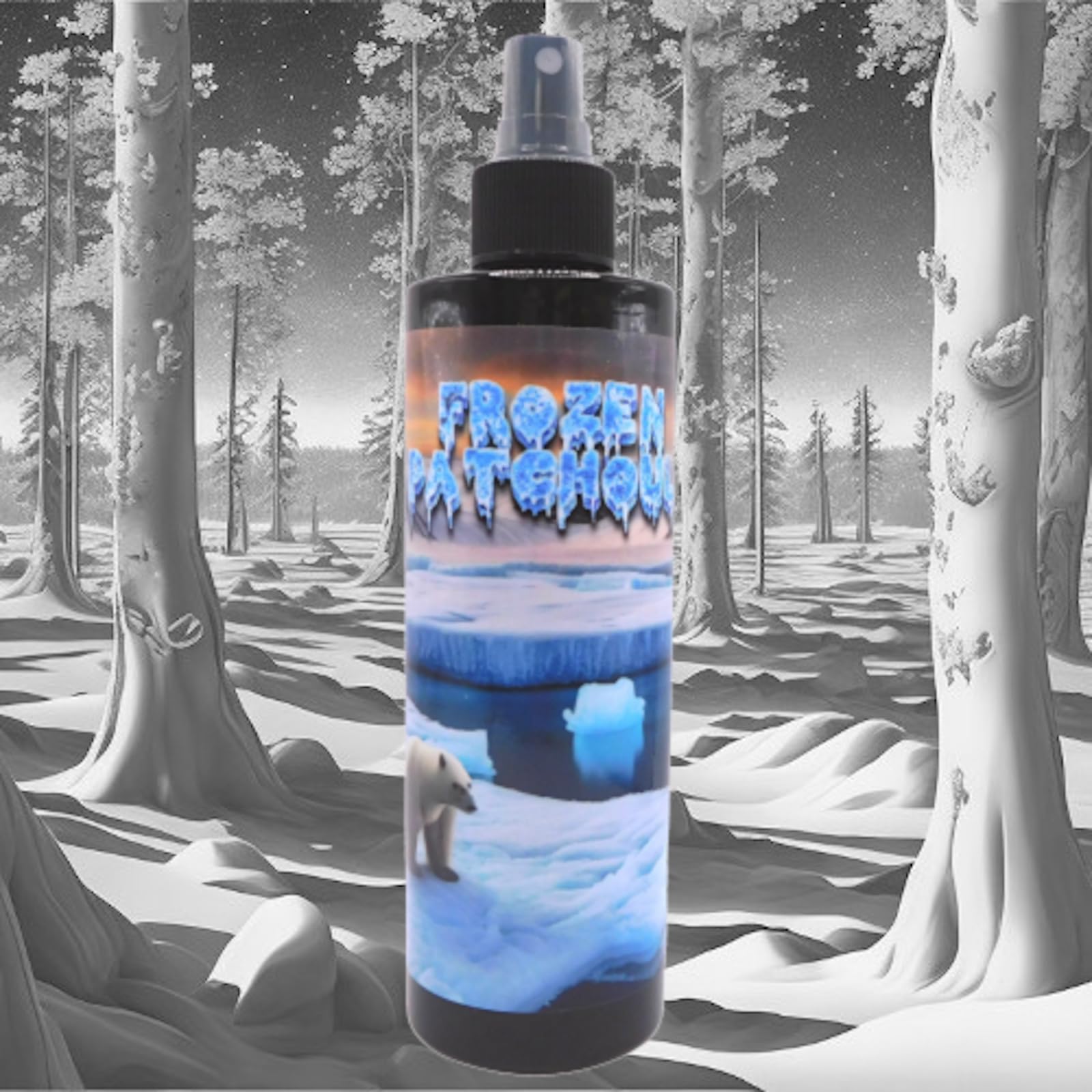 Kühl-Bodyspray Frozen Patchouli 250 ml Körperspray mit Aloe Vera Kühleffekt
