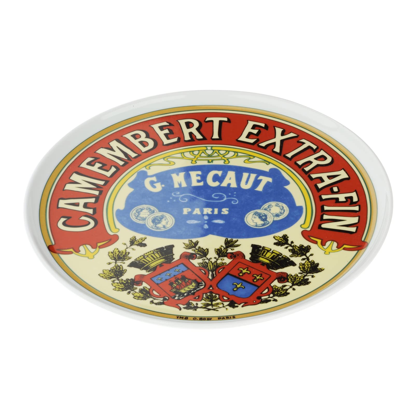 BIA International - Klassischer Camembert, Käseplatte - Perfektes Käseteller-Küchenset zum Servieren einer Vielzahl von Käsesorten - Entworfen von Clare Mackie - Geschenkpackung