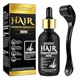 5% Minoxidil Hair Growth Oil for Men and Women - Regrowth Serum, Extra Strength Spray for Hair Loss, Thicker Healthier Hair, Beard Growth Kit, Topical Treatment, 2.02 oz