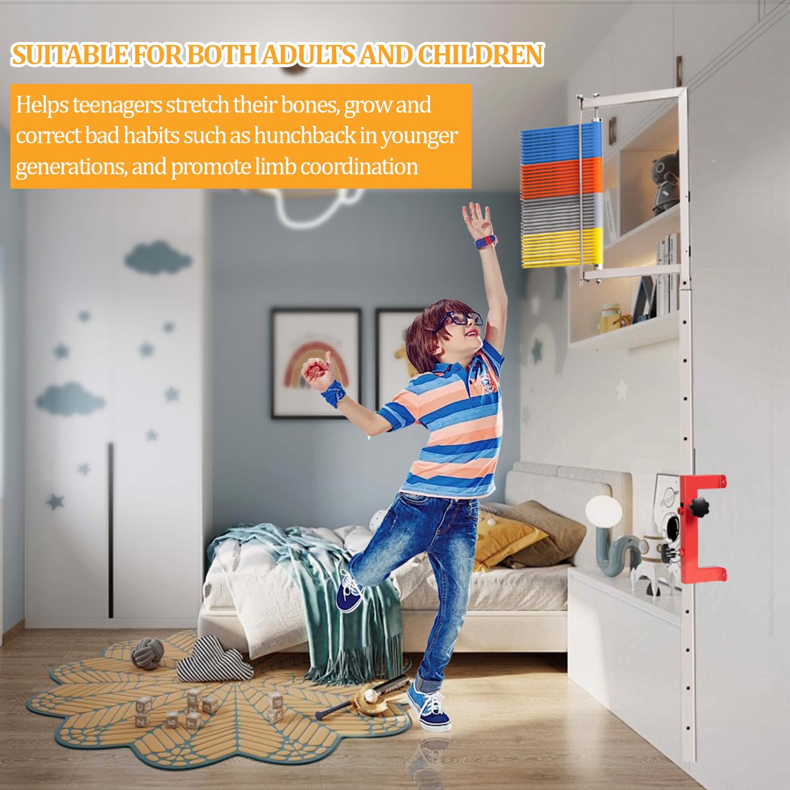 Mothdust Wand Vertikalsprung Messwerkzeug Verstellbare Hohe Vorricht