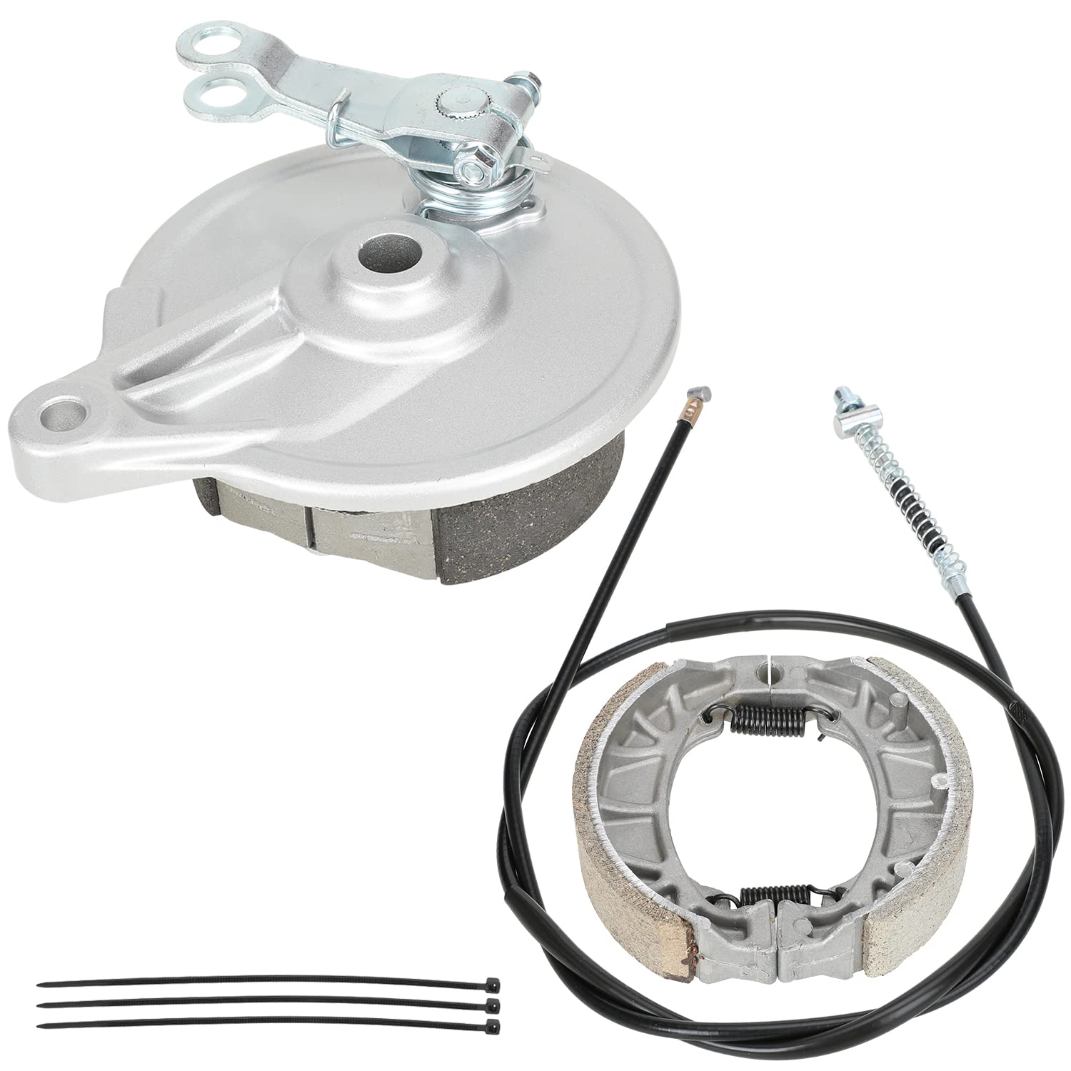 Buy YOXUFA Ini Bike Brake Cable Line CG125 105 Dru Brake Shoes Assebly For Colean CT200U