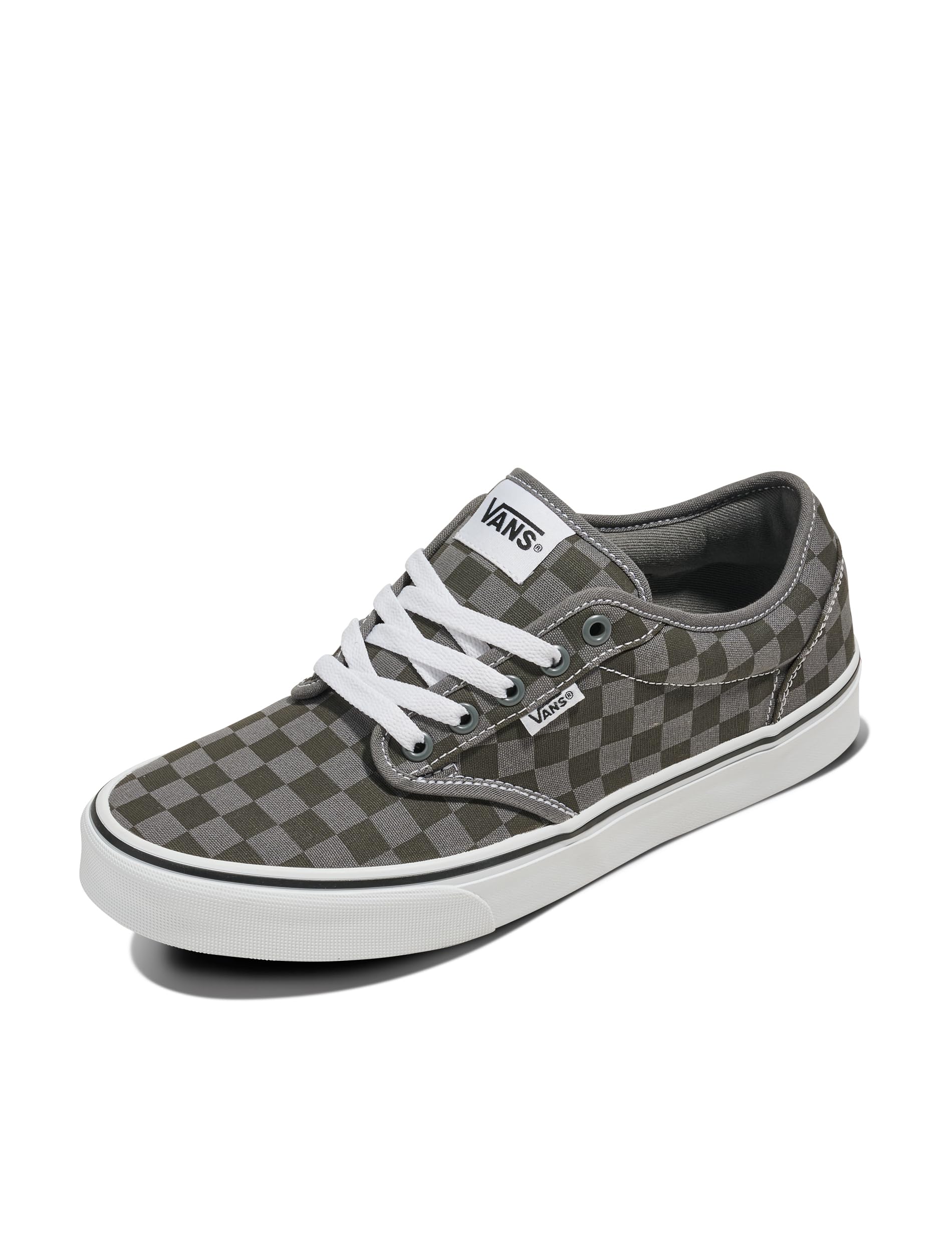 Vans Men's Atwood Sneaker 10 Tonal Check Faded Black