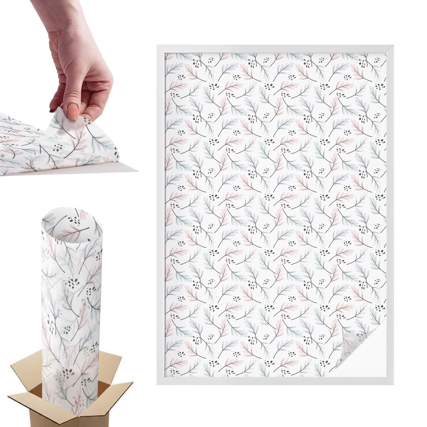 Film pour vitre 100x146 cm anti-regard adhésif décoratif vitrail pour chambre