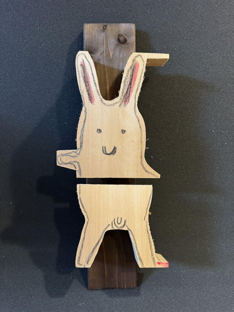 田島享央己　彫刻作品　檜　うさぎ　ユニーク作品 Amazon.co.jp: 田島享央己 彫刻作品 檜 うさぎ : ホーム＆キッチン