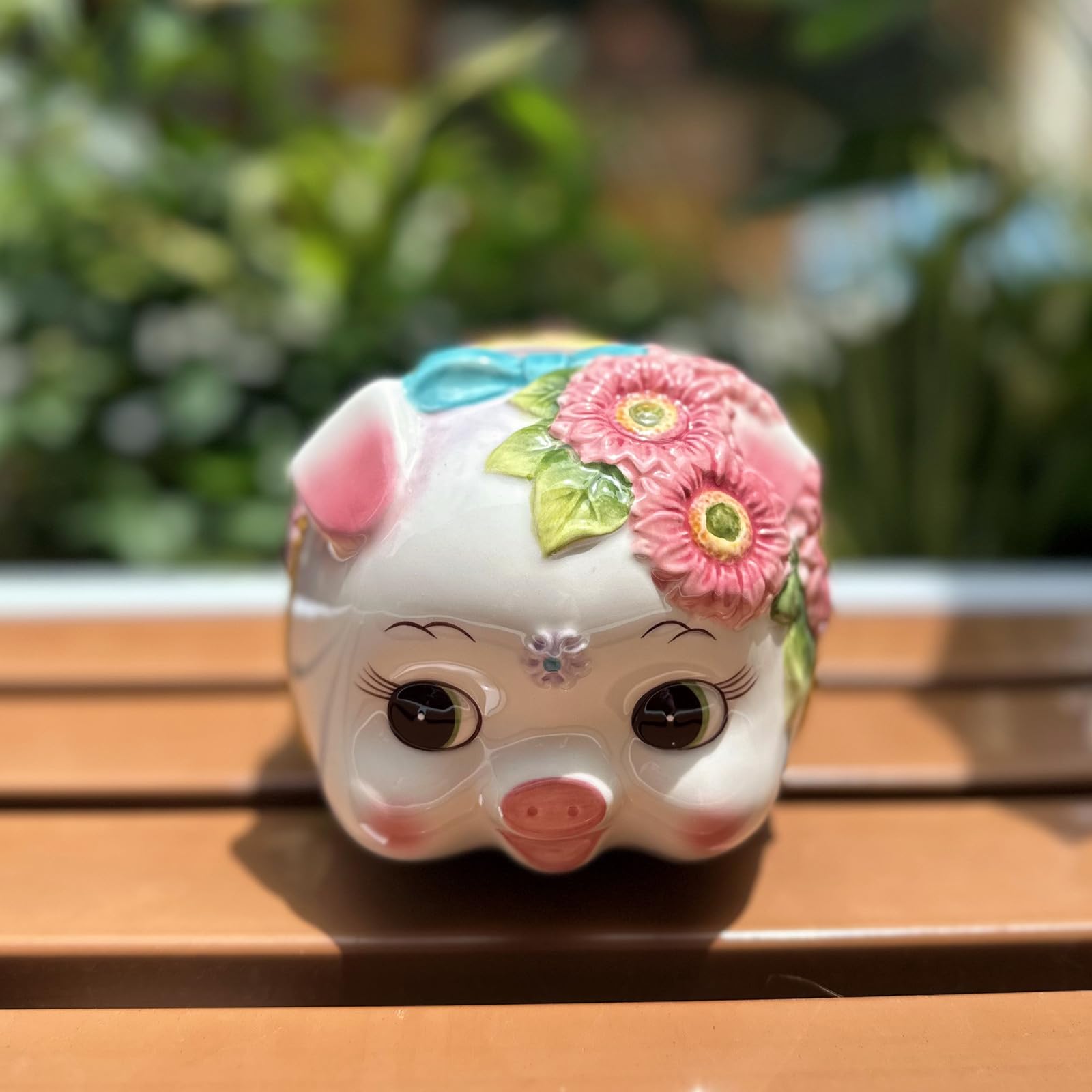 Amazon.co.jp: FORLONG セラミック貯金箱 女の子用 貯金箱 貯金箱