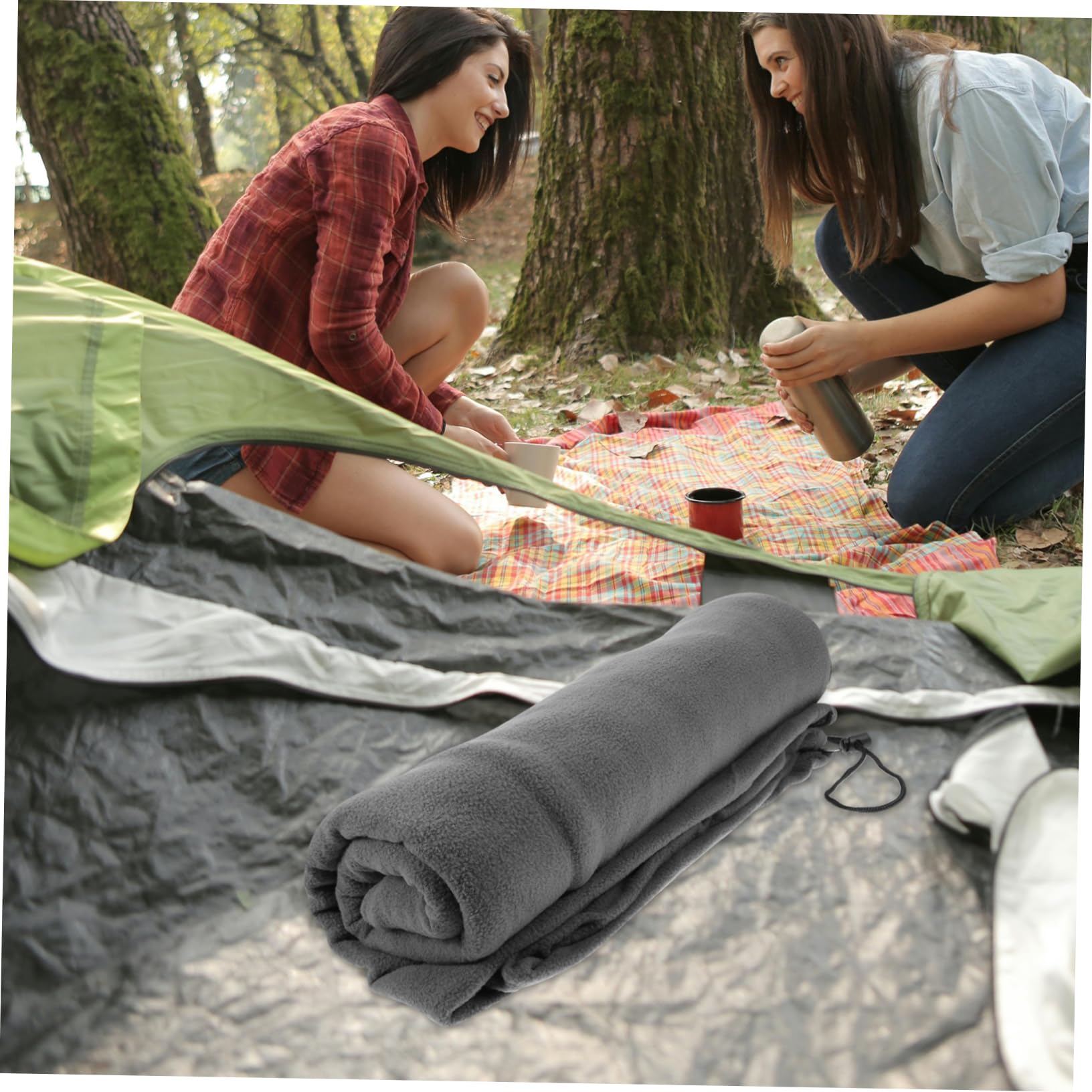 KESYOO Adult Fleece Liner for Camping Lightweight Warm for Outdoor Travel Portable Adult for Hiking and Indoor Use