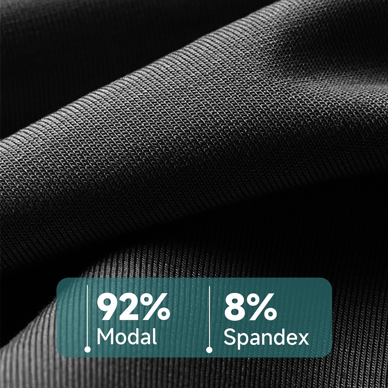 Męskie slipy Modal, zestaw 6 sztuk, bielizna męska, oddychające majtki sportowe