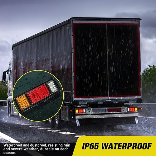 Miniatura 4 de Nilight Kit de 2 luces traseras para remolque, 40 luces LED, luces de giro de freno para funcionamiento, luces traseras impermeables para 10-30 V,