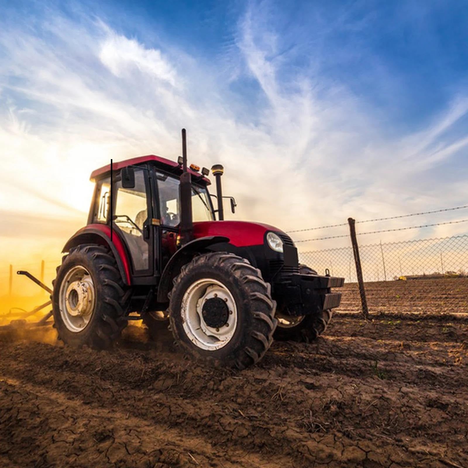 Luz Trasera Remolque Baliza Advertencia Ámbar Para Vehículos Luz Giratoria Intermitente Para Policía Accesorios Led Multiusos Para Tractor Juego Luces Estroboscópicas Emergencia(C)
