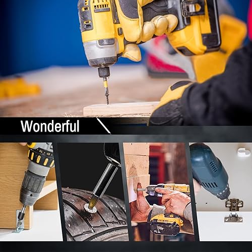 Miniatura 6 de DTRUCTIEW Juego de 22 extractores de tornillos dañados de titanio, HSS 4341, kit de extractor de tornillos pelados, extractor de tornillo pelado