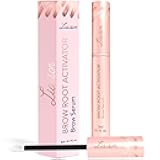 Liaison Brow Growth Serum for Women | Eyebrow Growth Serum to Grow Thicker, Fuller & Healthier Brows | Brow Root Activator with Peptides & Biotin | Vegan Eyebrow Enhancer & Conditioner (3ml)