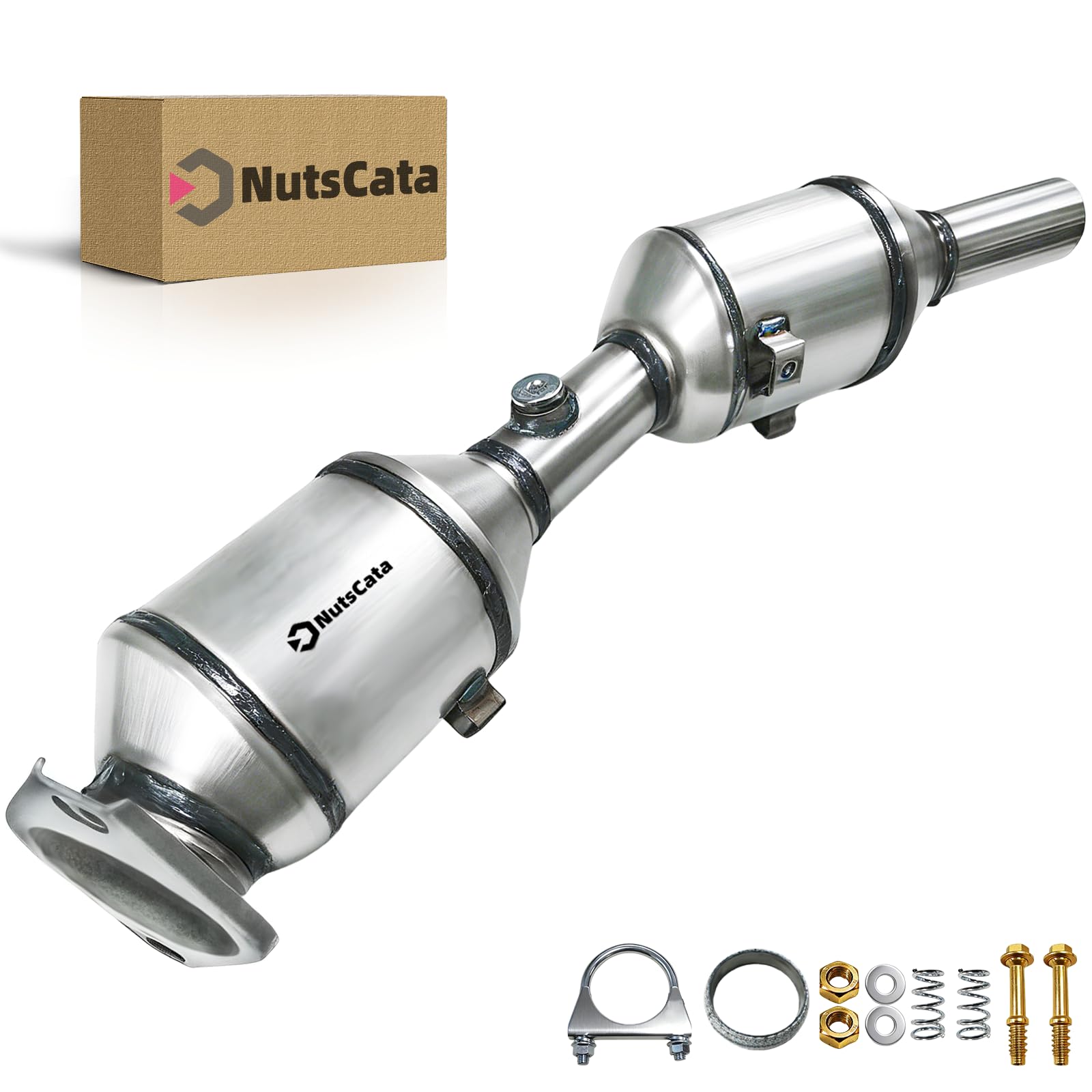 Catalytic Converter Direct-Fit Compatible with 2010-2015 Toyota Prius, 2012-2017 Prius V, 2011-2017 Lexus CT200H 1.8L L4 EPA Compliant Replace OEM 16649 17410-37300 17410-37160 17410-37553