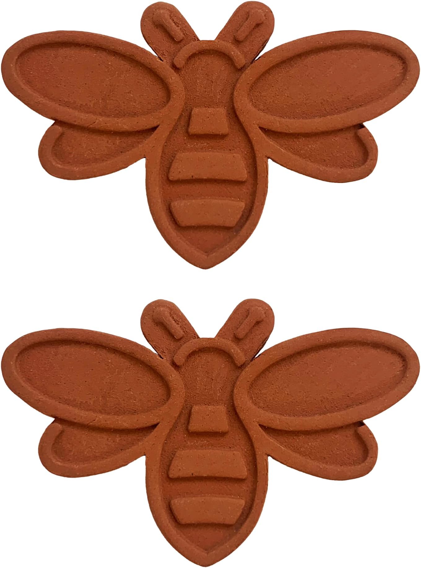 Terracotta Brown Sugar Keeper and Saver, Bee, Set of 2