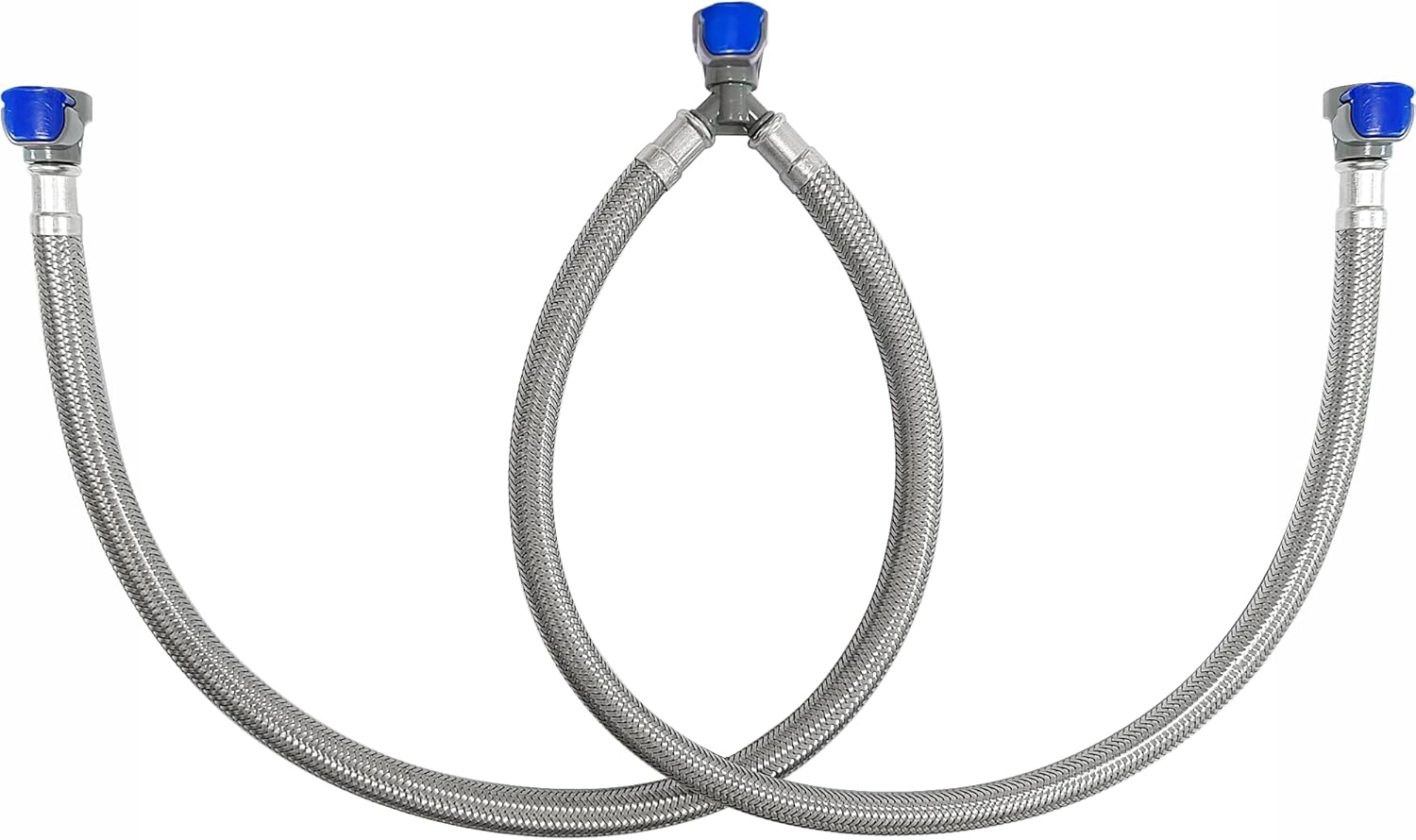 HOMYEP Quick Connect Faucet Water Supply Lines Extension, 20 Inch ...