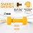 Yes4All Exercise amp Fitness pound Dumbbell Neoprene 8lbs Orange Pair, D-Light Orange-8lbs (pair), 8 lbs Pair US