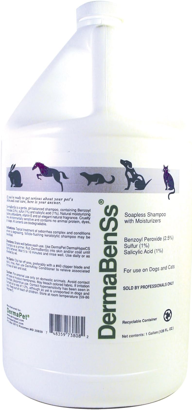 DermaBenSs Shampoo - Gallon