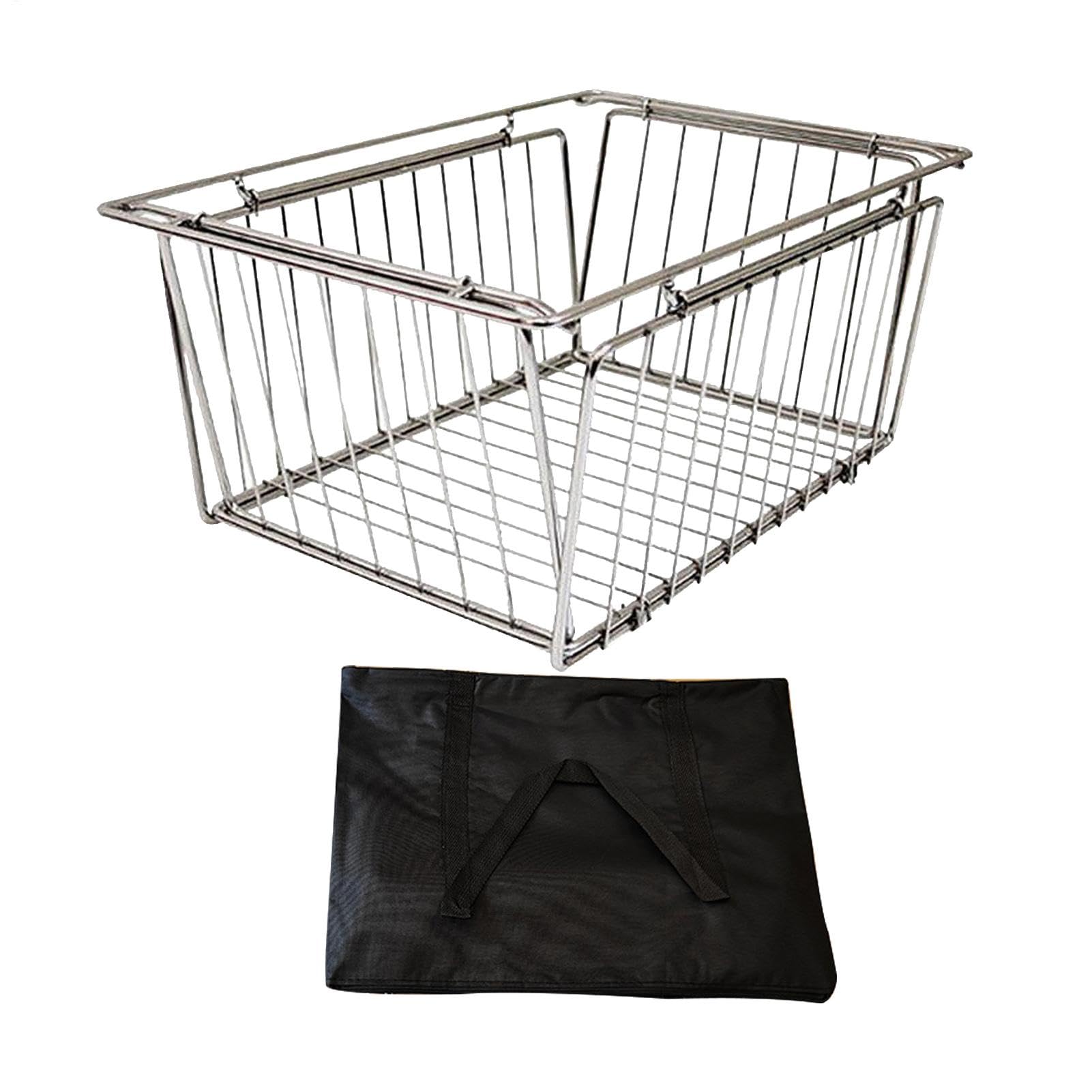 Cesta de almacenamiento de camping, cesta organizadora de mesa de picnic, cesta de almacenamiento plegable, organizador de mesa de picnic para camping, cesta de lavado vegetal, solución de