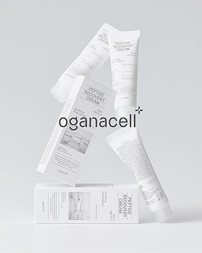 Miniatura 7 de Oganacell Peptide Face Cream (1.69 fl oz) - Hidratación intensiva para piel seca, picazón, enrojecimiento. Cuidado de la piel coreano. Ceramida NP,