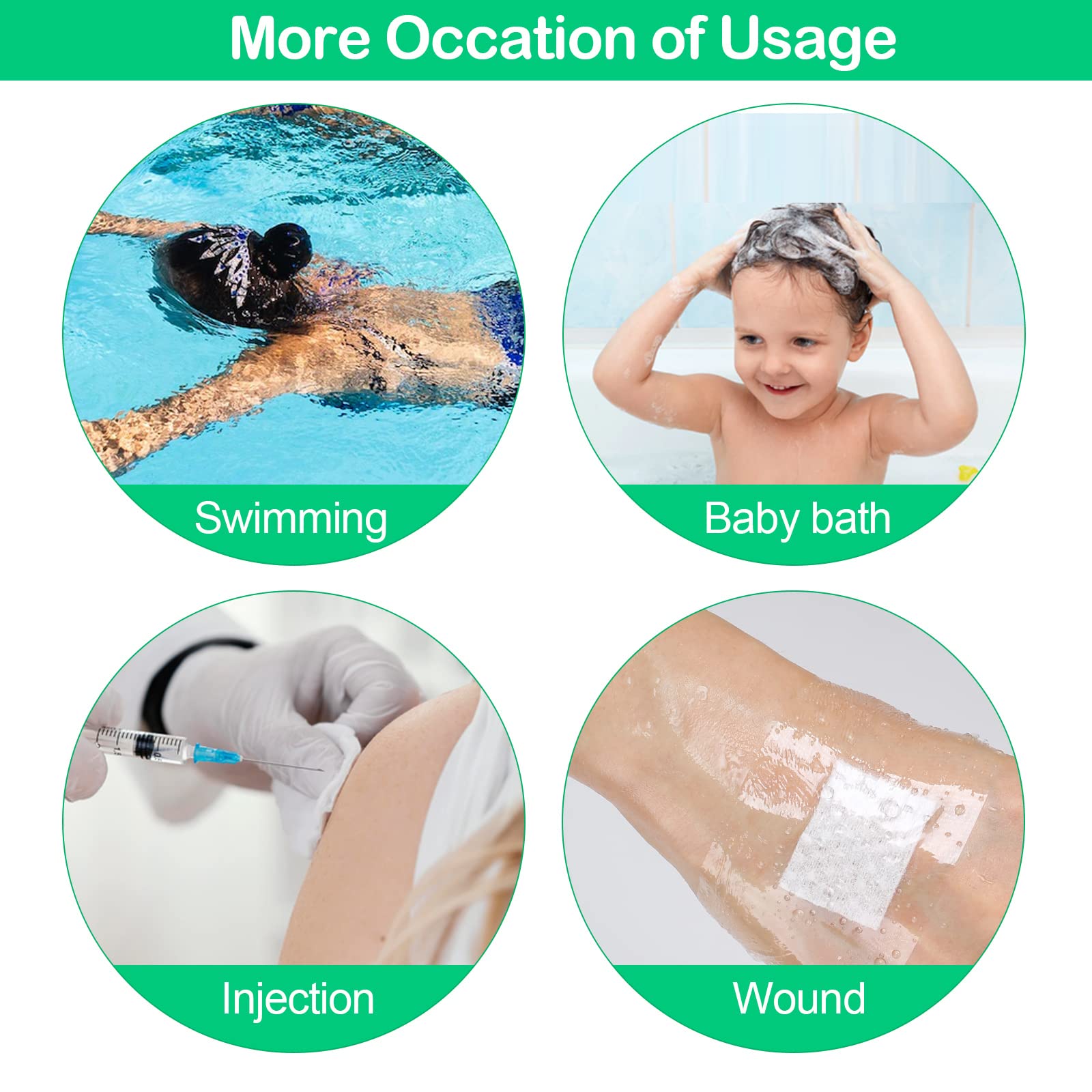 Pansement Tatouage Waterproof,Transparent Pansement Bandage,Imperméable Tatouées Bandage,bandage Imperméable Transparent,pour Tatouages,Plaies,et Protection de la Peau (10cm*5m)