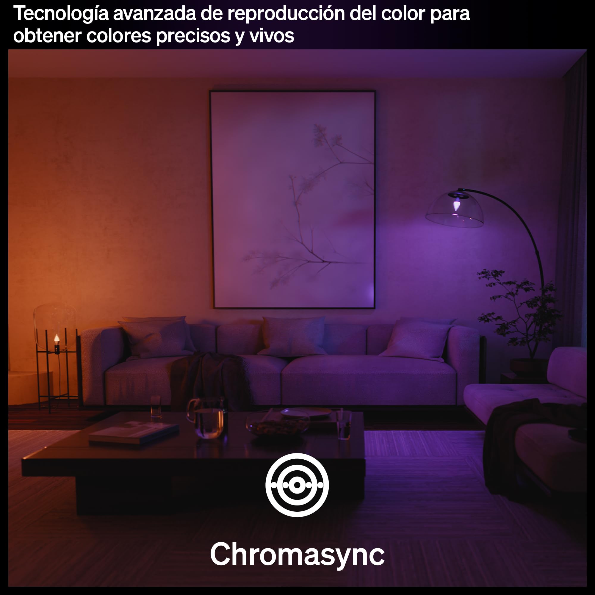 Philips Hue Smart Bombilla E14 Vela LED, B39, 3 Ud, White and Color Ambiance, Luz de Espectro Completo 1000 K-20000 K, 500 lm, Regulación Ultrabaja, Chromasync, Alexa, Google Home, Apple Home