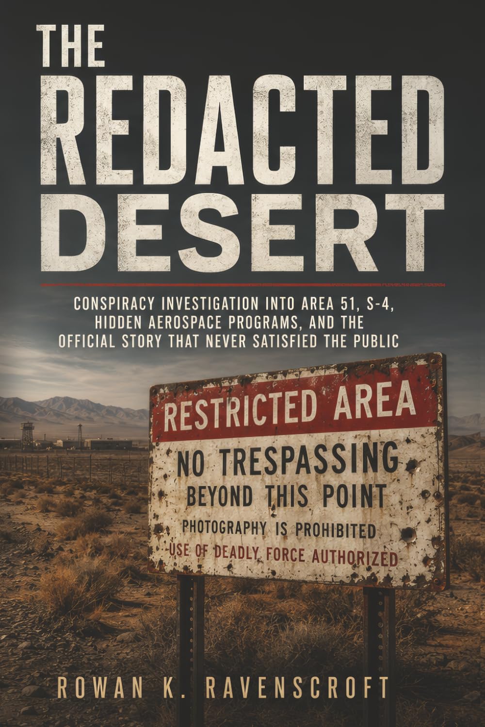 The Redacted Desert: Conspiracy Investigation into Area 51, S-4, Hidden Aerospace Programs, and the Official Story That Never Satisfied the Public