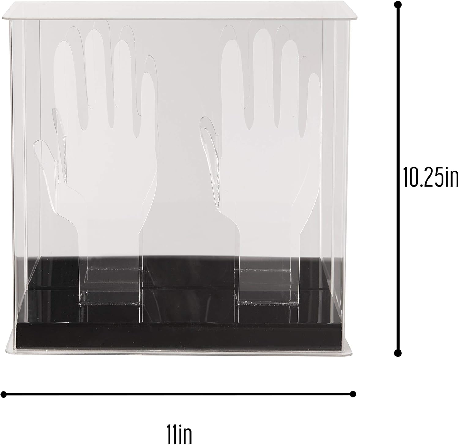 Franklin Sports Official Batting Glove Display Case - Baseball - Softball - Plexiglass - Mirrored Display- Autograph Display : Everything Else