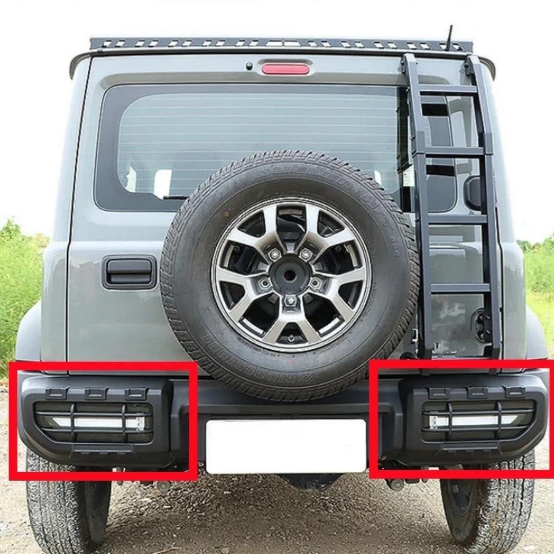Adornos de pilotos traseros Para Suzuki Para Jimny JB64 JB74 2019-2023, Cubierta De Luz Trasera De Coche Cubierta Faro Cubierta Espejo Retrovisor Protectores Decorativos protectores de luz trasera