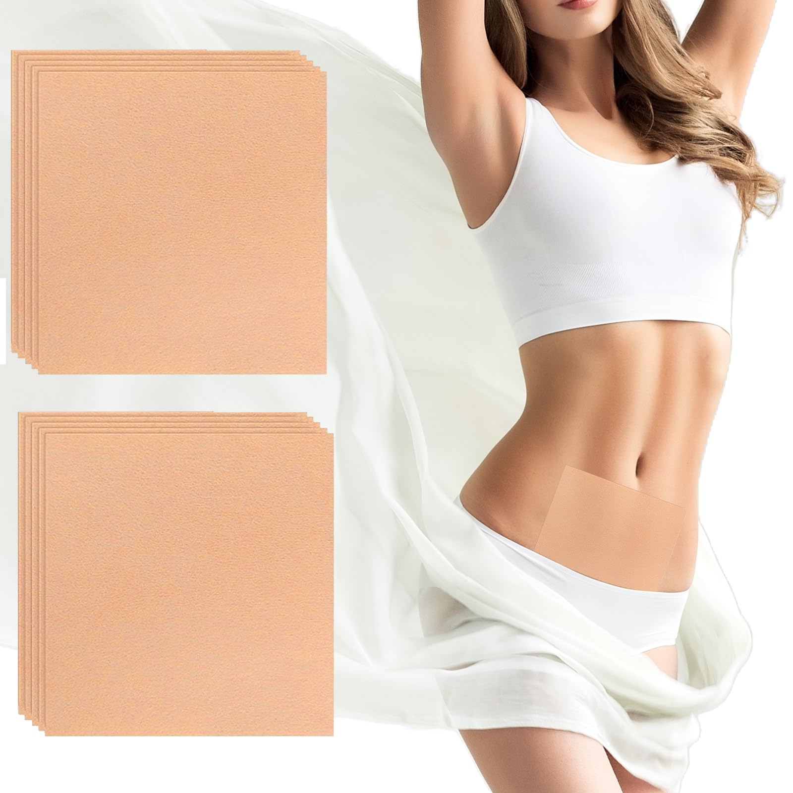Photo 1 of 10PCS Tattoo Cover Up Patch, Tattoo Cover Up Makeup Waterproof Tape, for Light Skin, Ultra Thin Concealer Tape for Tattoos, Scars, Birthmarks, Dark Spots, Natural-Looking & Breathable
