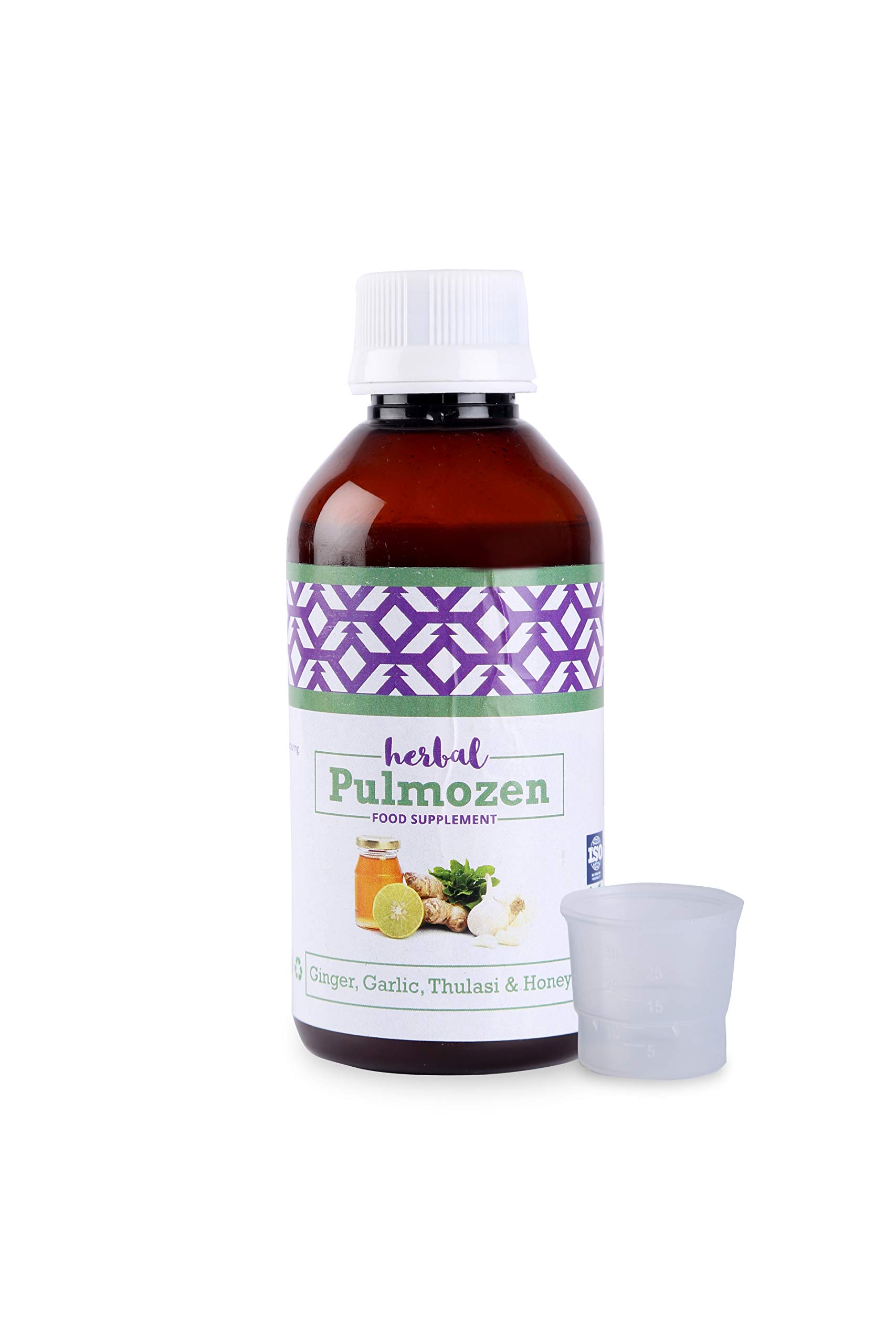 Aathithya Herbal Pulmozen Pluss Lemon, Ginger, Garlic, Tulsi and Honey, 200ml