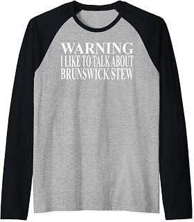 Brunswick Stew Apparel | Cute Funny Stew Lover Design Raglan Baseball Tee