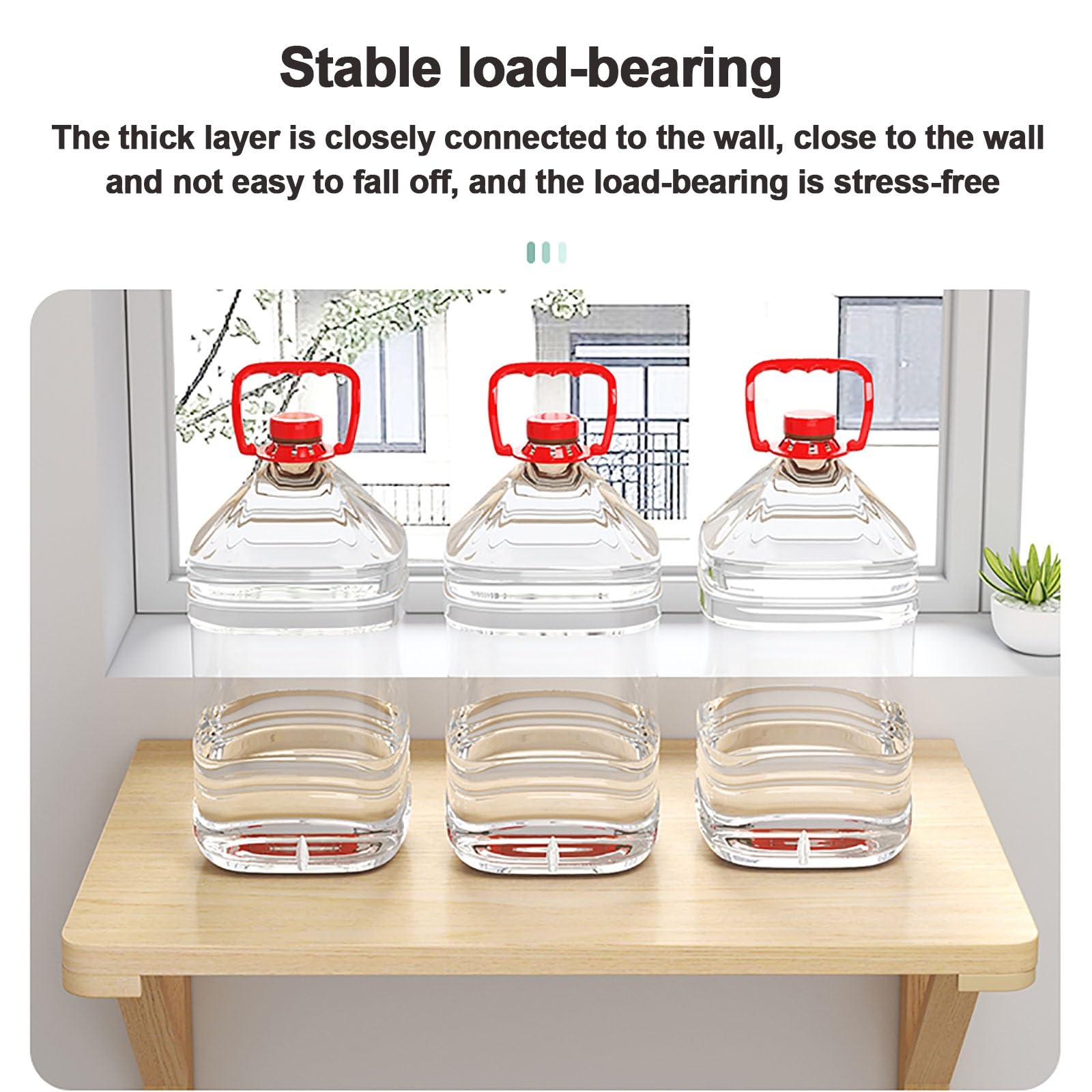 Pequeño espacio mesa abatible de pared，mesa de cocina pequeña，escritorio plegable pared madera maciza，Fuerte capacidad de carga, varios tamaños disponibles,para salas de estar, cocinas y dormitorios