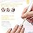 SAVILAND Natural Cuticle Oil Pen: 6PCS Revitalizing Cuticle Oil for Nails with Vitamin E Repaired Cuticles Overnight Cuticle Softener Nail Strengthener Protector for Damaged Skin Thin Nail