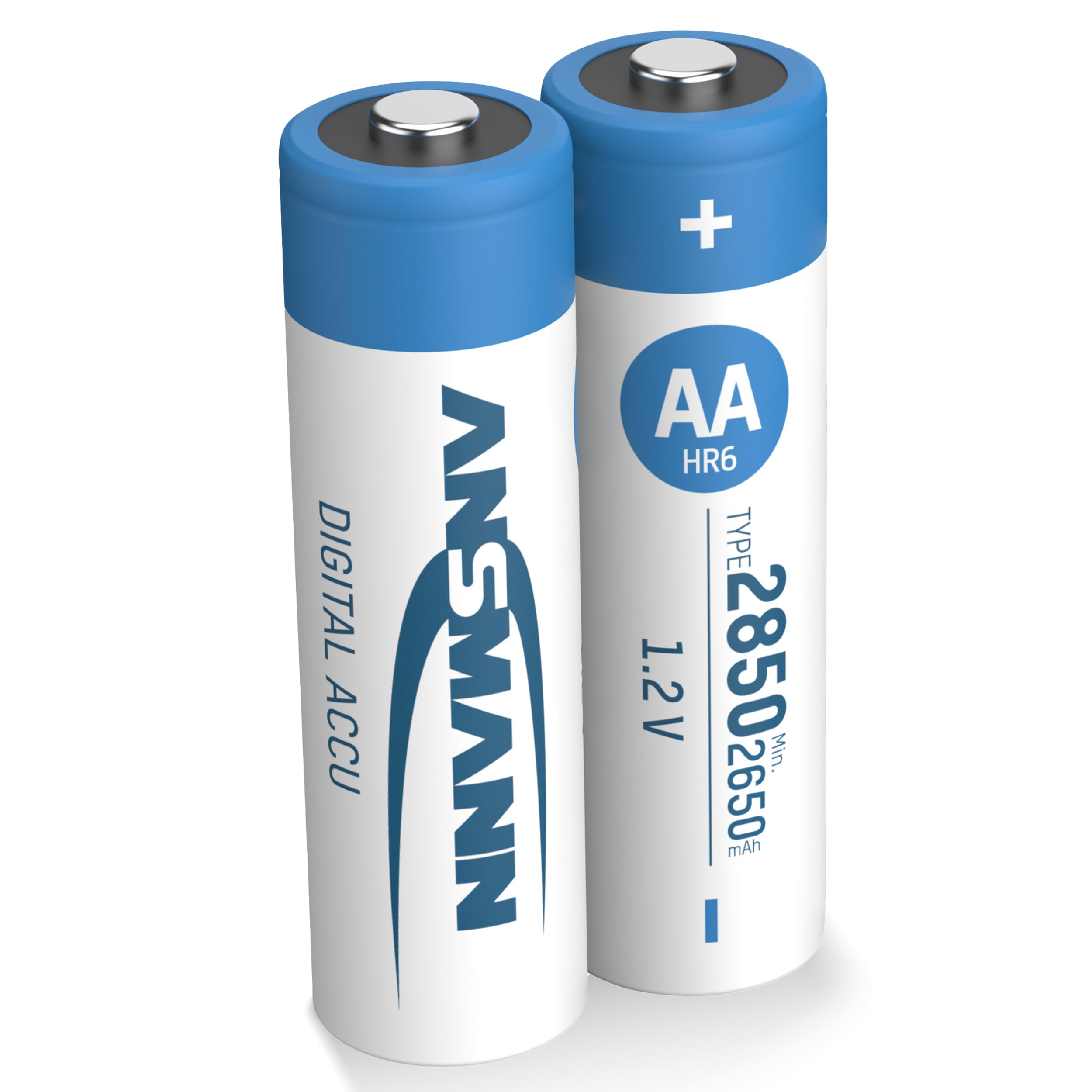 Ansmann AA NiMH Rechargeable AA Batteries, 2.85Ah, 1.2V